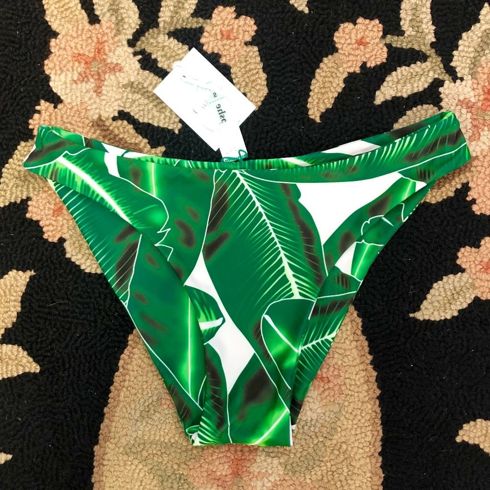 Cupshe Tropical palm print bikini bottoms